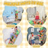 Box(47.2x13.8x13.8in) BALAPET Clear Stuffed Animal Bean Bag Cover for Kids,Waterproof PVC Storage Soft Stuff Animal