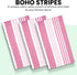 Set 3 18x28 Inch Stripe Kitchen Towels Decor Mordern Design Centreband Dish Towels Boho Stripe Absorbent Festive Gift