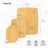 Farberware 4-Piece Reversible Bamboo Cutting and Charcuterie Board Set, Assorted Sizes
