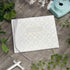 Global Printed Products Wedding Guest Book, 9"x7", White with Gold Foil
