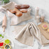 Towels(18x 28, 6 Pack), 380 Set Homaxy Premium Kitchen Large Cotton Kitchen Hand Towels, Flat and Terry Dish Towels