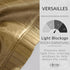 Elrene Home Fashions Versailles Faux-Silk Waterfall Window Valance, 52" x 36", Gold