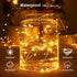 1 Pack 16.4ft 50 Ariceleo Battery Operated String Lights with Timer, Warm White with Synchronized Twinkle Mode, Fairy