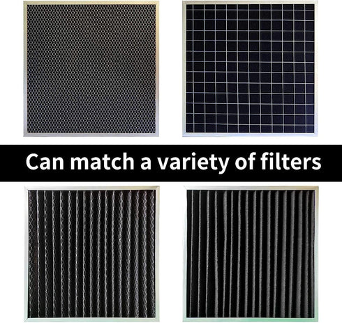 Carbon Fabric Filter Replacement, Cut To Fit Charcoal Hepa AC Vent Filter, Activated Carbon Air Filter Fabric Sheet 16