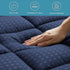 HYLEORY Twin Mattress Pad, Quilted Fitted Protector with Cooling Pillow Top, Breathable Soft Topper with 8-21" Deep