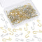 Tatuo Xmas Ornament Hooks, Metal Wire Hooks with Storage Box for Christmas Tree Decoration (201, Gold and Silver)
