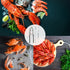 2 Nut Crackers Walnut Cracker Heavy Duty Shell Cracker with PCS Forks/Picks Stainless Steel Seafood Crackers Nutcracker