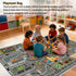 JCTQBHQF 80120cm/3147in Kids Rug Play Mat for Toy Cars,City Life Road Traffic Educational Carpet,Have Fun Throw