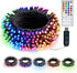 Dazzle Bright Color Changing Christmas Lights, 33ft 100 LED RGB String Lights