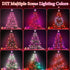 Smart Valentine's Day Lights with Star Topper, APP Control Music Sync Color Changing RGB Christmas String Lights