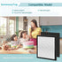WK01234QPC Filters Replacement Compatible with Oreck Air Purifier Model WK10002QPC, 2 Packs Include Efficient Filter
