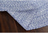 Super Area Rugs Farmhouse Braided Rug - Cotton Kitchen Reversible Carpet, Blue & White, 8" X 28" - Single Stair Tread