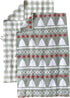 || 3 Pack|| Double Sided Dish Towels || Waffle Weave Microfiber ||