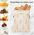 16.9"x12.6" 2 LAKE OF FIRE Reusable Bread Storage Bags for Homemade Bread with Reusable Bowl Covers,Large Sourdough