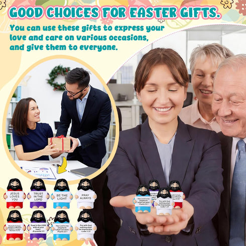 JolliLudo 24 Pack Jesus Stress Balls for Coworkers Adults Mini Foam Squeeze Fidget Toys for Anxiety & Stress Relief