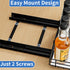 Pull Out Spice Rack, Slide Out Organizer for Kitchen and Pantry, Fits Spices, Sauces, Canned Food