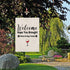 Wine Garden Flag - Welcome Hope You Brought Wine & Dog Treats Garden Decor
