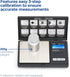 American Weigh Scales Series Digital Pocket Weight Scale, 250g x 0.1g, Black, AWS-250-BLK with Backlit LCD Display