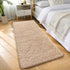 3x8 OLANLY Machine Washable Runner Rugs for Hallway, Soft Fluffy Shaggy Bedside Rugs for Bedroom, Living Room, Indoor