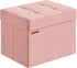 ABHENG Folding Storage Ottoman, Velvet Storage Bench, Footrest, Foot Stool,for Living Room,