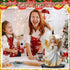 Countertop Shellwei Christmas Angel Paper Towel Holder with Round Base Christmas Bathroom Decor Xmas Gifts Rustic Angel