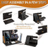 TESLYAR Wood Phone Docking Station for Men, Desk Accessories & Workspace Organizer, Nightstand Organizer, Key Holder