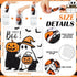 Mindsoft 36 Pcs Halloween Reusable Paper Towels Rolls Washable Bulk Halloween Boo Ghost Pumpkin Kitchen Dish Towels