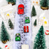 Haull Christmas Village Accessories Village Roads and Streets Snow Mat Christmas Cobblestone Road Snow Brick Mat for Christmas Village Landscape, 4.7 x 47.2 Inch (Snow Cobblestone,4 Pieces) by Generic