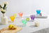 Set 4 8-Ounce Cinched Stemless Clear4Pcs) of Martini Glasses - Design Cocktail Glasses with Heavy Base, Construction