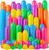 JOYIN 50 PCS 2.3" Easter Eggs, Empty Plastic Eggs Fillable Colorful Bright