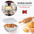 Fit Meal Prep 50 Pack Small Aluminum Foil Pans with Clear Lids, 1 lb 5 x 4” Disposable Baking Pans