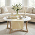 15 36 Inch, yuboo Small Scalloped Table Runner x Vintage Short Champagne Coffee Table Cover, Dresser Scarf for Bedroom