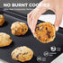 HONGBAKE Nonstick Baking Sheet Pan Set, 3 Pack Half/Jelly Roll/Quarter Baking Tray, Dishwasher Safe