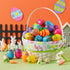 36PCS 2.3" JOYIN Printed Empty Colorful Plastic Eggs Fillable, Bright Plastic Eggs Bulks for Festival Hunt, Filling