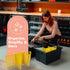 Universal 27-gal. Tough Storage Tote Divider, 6-slot Strong Box Divider for Storage Containers, Easy to Attach