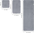 60 30 Set, 6 POLYTE Oversize, x in., Quick Dry Lint Free Microfiber Bath Towel Piece (Gray)