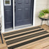 Outdoor Front Door Mat, 2'x4.3', Cotton Machine Washable Reversible Layered Mats for Kitchen/Farmhouse