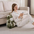 18inch-Sage Reading Pillows for Boyfriend Adult,Velvet Back Pillow Bed Wedge Large, Back Rest Support Cushion