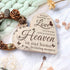 Jetec Sympathy Gift Bereavement Memorial Decor Sign, Loss of Loved One Remembrance Sign for Home Table Centerpiece Decor