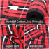Christmas Outdoor Rug Doormat 2' x 4.3', Black/Red Buffalo Plaid Cotton Hand-Woven Welcome Layered Door Mats