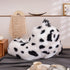 Aimuan Reading Pillow Bed Rest Pillow with Arms Plush Shaggy Fur Cushion for Adults Teens Incline Rest Sitting up