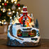 Animated Musical Christmas Village Choir Figurines Christmas Collectibles Statues Church Building & Carolers