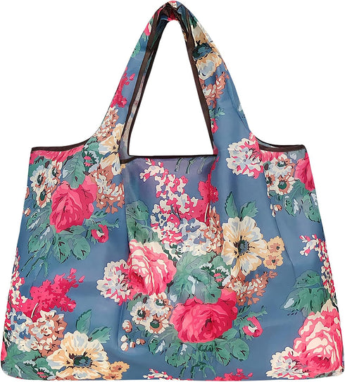 Wrapables Durable and Large Reusable Nylon Shopping Bag
