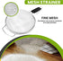 8" Large Fine Mesh Strainer with thermo plastic rubber handle - Sieve Fine Mesh Stainless Steel - Ideal to Strain