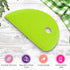 Zoie + Chloe Multipurpose Silicone Bowl Scraper - Gray, 7x3.75, for Cleaning Mixing Bowls and Baking Pan