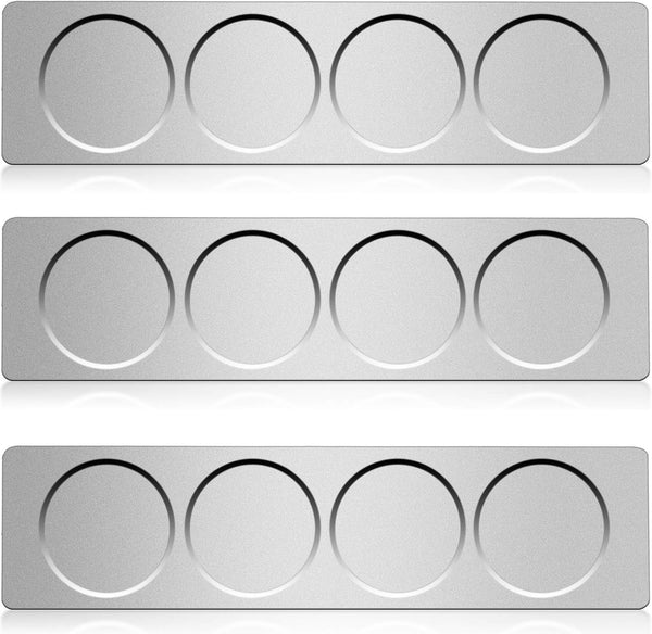 CHENGU 3 Pieces Stainless Steel Wall Plate Base Wall Mounted Base for Home