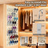 Gisiyunly 40 Closet Over the Door Shoe Organizer with Large Pockets, Multi-Purpose Storage for Shoe and Accessories