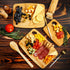 Daniks 100% Organic Bamboo Cutting Board, Heavy Duty Wood Chopping Board, Extra-Thick for Serving, Meat & Veggies, 13x9"