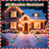 100 Pack 7.5 inch C7 C9 AUGSHY Christmas Light Stakes, Yard Lawn Holiday Light Ground Stakes for Outside String Lights