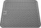 Large Silicone Dish Drying Mat, Heat Resistant, Non-slip, Fast Drying, Size 19.7”x15.7", Color Grey